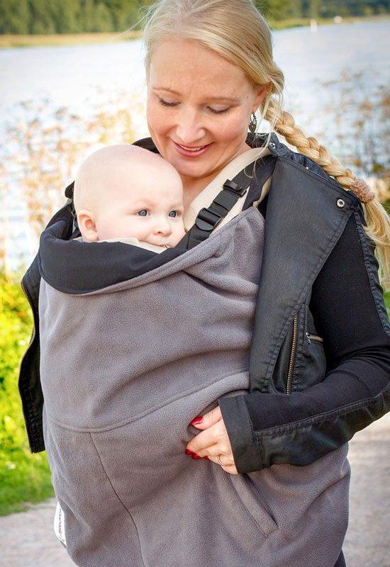 Manduca by Mam Winter Deluxe Cover stormcloud